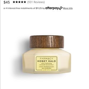 Farmacy Honey Halo moisturizer
